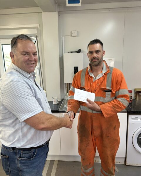 Chris Tobin is awarded the LIFE award