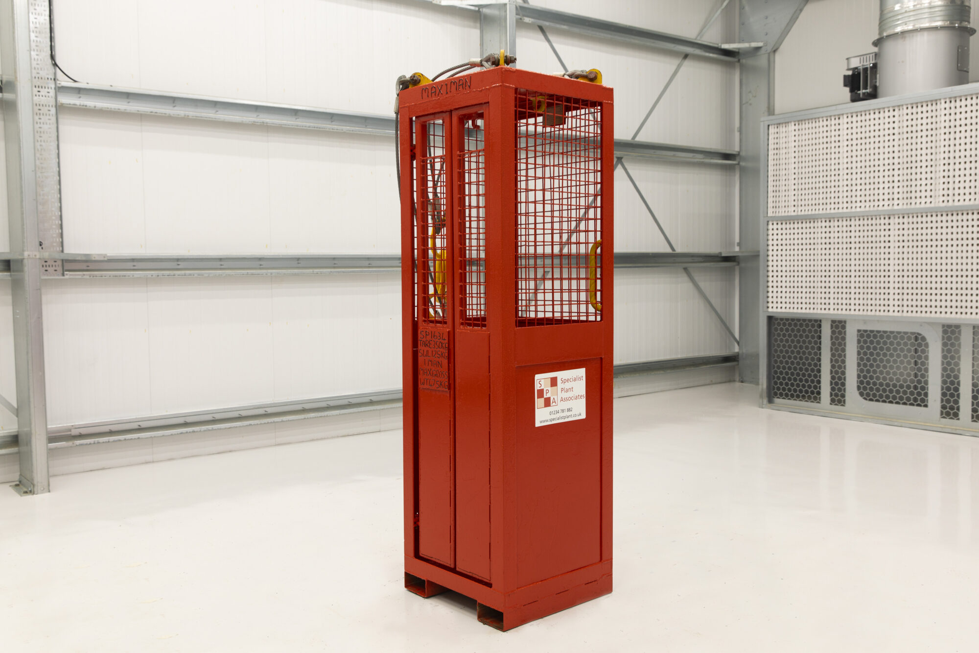 Man Riding Handling System Manriding/Working Cages | Specialist Plant Associates